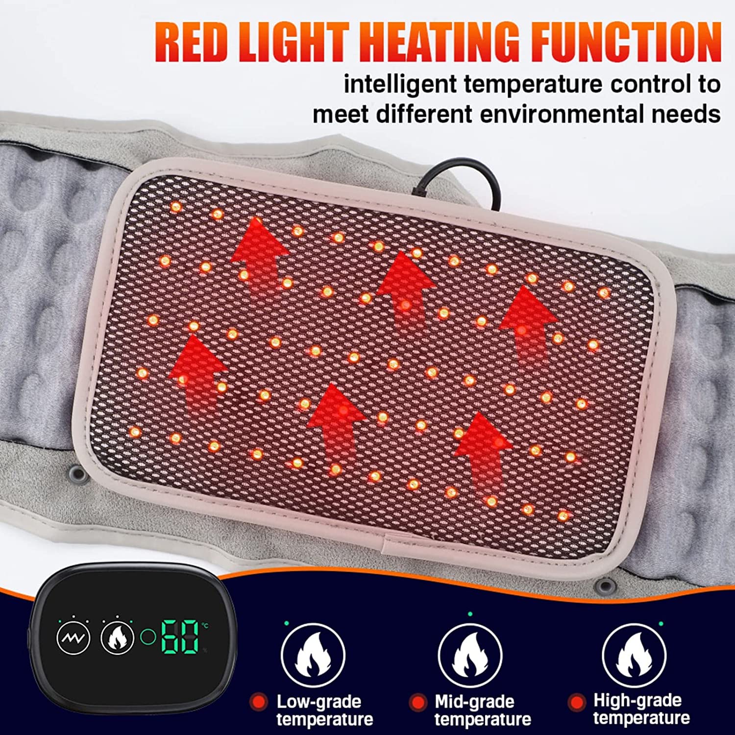 Copy of Hyperbelt™ Back Decompression Belt With Red Light Therapy