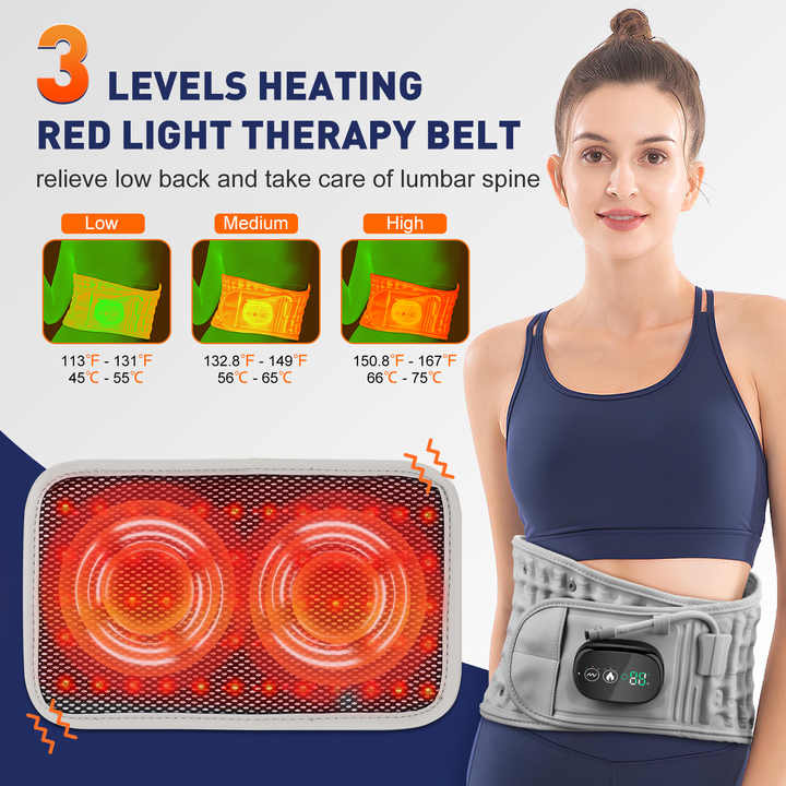 Hyperbelt™ - Back Decompression Belt With Red Light Therapy